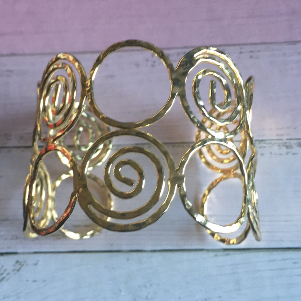 Gold-Tone Cuff Bracelet